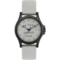 Mens Grey Silicone Strap Watch - Grey