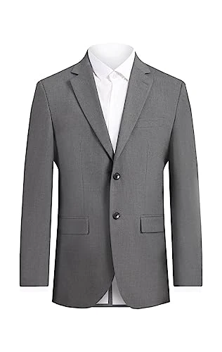 Mens Grey Suit Jacket Regular Fit-36R