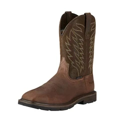 Men's Groundbreaker Pull-on Steel Toe Work Boot, Brown, 7 UK Men's Groundbreaker Pull-on Steel Toe Work Boot, Brown, 7 UK