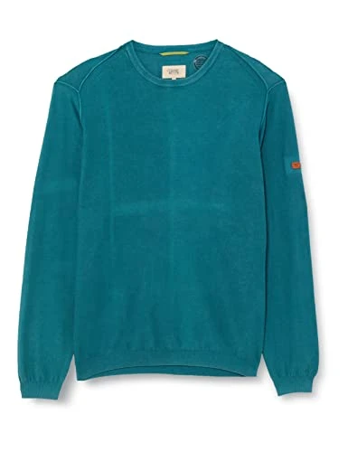 Men's H-Pullover 1/1 Arm Jumper, Turquoise, Xx-Large