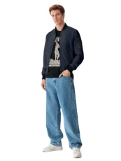 Men's Hamozo Bomber, Navy Blazer 12115, L Men's Hamozo Bomber, Navy Blazer 12115, L