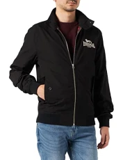 Men's Harrington Jacket - Black, Medium Men's Harrington Jacket - Black, Medium