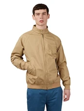 Mens Harrington Sand Casual Jacket