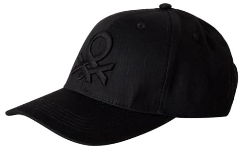 Men's Hat C/Visor 6g1pua00z Baseball Cap, Black 100, One Size (Pack of 2)