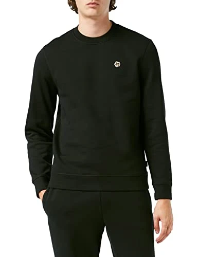 Mens Hatton Top Crew Sweater Black M