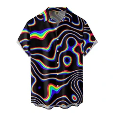 Mens Hawaiian Shirt Short Sleeve Summer Hawaiian Shirts - Mens Casual Shirts Aloha Shirt - Mens Shirts Hawaiian Fancy Dress Summer Shirts Beach Party Fancy Dress Stag Do Shirts - Mens Shit Shirt