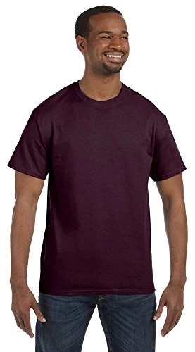 Mens Heavy Cotton Short Sleeve T-Shirt (2XL) (Russet)