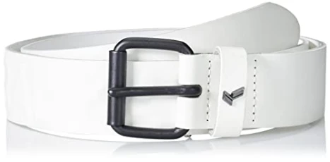 Men's Hetal Belt, White, 90 cm