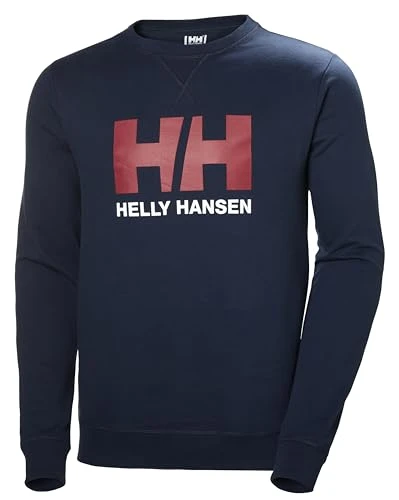 Mens HH Logo Crew Sweatshirt, L, Navy