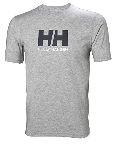 Mens HH Logo T-Shirt, M, Grey Melange