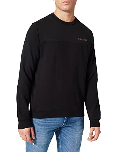 Men's Hi-Tech Crewneck Sweatshirt, Caviar Black, M