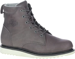 Men's Hickman Lace Motorcycle Boot, Grey, 11.5 Men's Hickman Lace Motorcycle Boot, Grey, 11.5