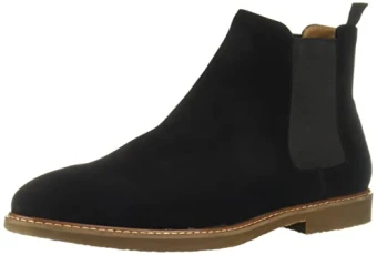 Men's Highline Chelsea Boot, Black Suede, 8 UK