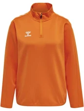 Men's Hmlcore Xk Women's Half Zip Sweat Sweatshirt, Orange Tiger, M Men's Hmlcore Xk Women's Half Zip Sweat Sweatshirt, Orange Tiger, M