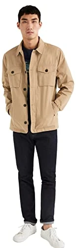 Men's Hood Parka Jacket, navy, L