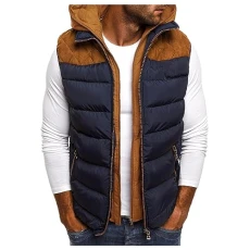 Mens Hooded Puffer Vest – Casual Quilted Sleeveless Jacket With Zipper, Winter Warm Padded Gilet For Men, Lightweight Outdoor Down Vest With Hood, Water-Resistant Insulated Vest For Hiking Mens Hooded Puffer Vest – Casual Quilted Sleeveless Jacket With Zipper, Winter Warm Padded Gilet For Men, Lightweight Outdoor Down Vest With Hood, Water-Resistant Insulated Vest For Hiking