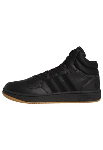 Men's Hoops 3.0 Mid Classic Vintage Sneakers, core Black/core Black/FTWR White, 11.5 UK