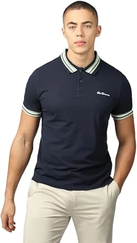 Mens 'House Collar' Pique Polo Shirt (Dark Navy) 3XL