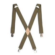 Men's Hs-21di5100-gry Suspenders, Olive, One Size UK