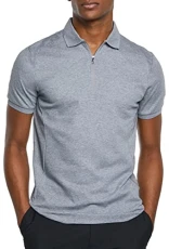 Men's HS Panel HZ Polo Shirt, Grey Marl, S