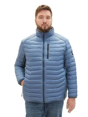 Men's Hybrid quilted jacket with stand-up collar, 10877-china blue, XXL