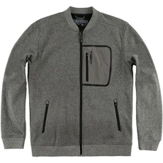 Men's Hyperbond Bomber Fashion Fleece Jacket, Charcoal, Large Men's Hyperbond Bomber Fashion Fleece Jacket, Charcoal, Large