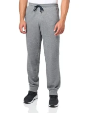 Men's Iconic Terry Loungewear Pants Sweatpants, Medium Melange Grey, XL