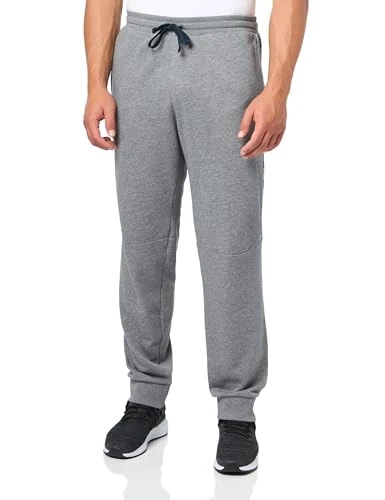 Men's Iconic Terry Loungewear Pants Sweatpants, Medium Melange Grey, XL