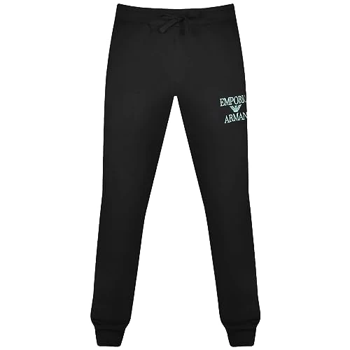 Men's  Iconic Terry Men's Trousers Sweatpants, Black, L UK