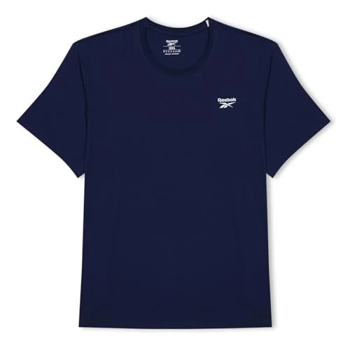 Men's Identity Left Chest Logo T Shirt, Vector Navy, L UK