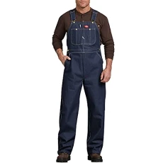 , Men's, INDIGO DENIM BIB OVERALL, INDIGO BLUE, 32W / 32L