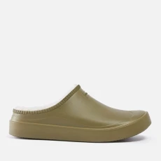 Mens In/Out Bloom Algae Rubber Mules - Green