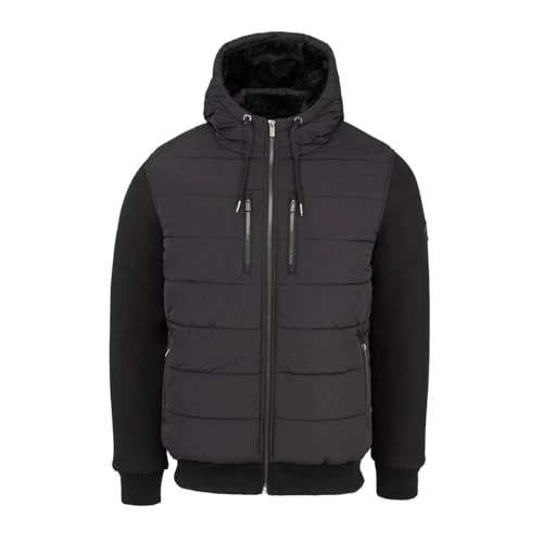 Mens Insulated Winter Jacket Black L