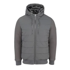 Mens Insulated Winter Jacket Charcoal L Mens Insulated Winter Jacket Charcoal L