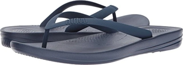 Men's Iqushion Ergonomic Flip-flops Open Toe Sandals, Blue Midnight Navy 399, 9 UK