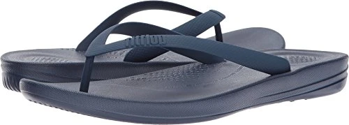 Men's Iqushion Ergonomic Flip-flops Open Toe Sandals, Blue Midnight Navy 399, 9 UK