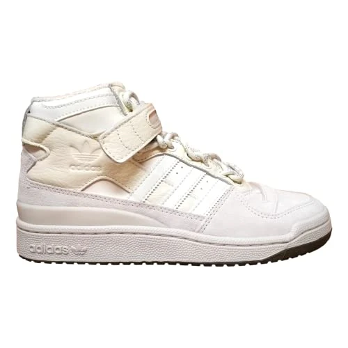 Men's Ivy Park Forum Mid Sneaker (Aluminum/Court White/Brown, 9.5)