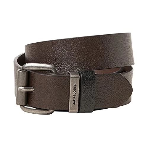 Men's Jacaron Belt, Brown Stone, One Size