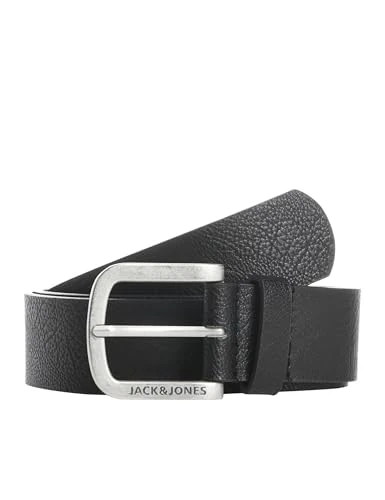 Men's Jacharry Noos Belt, Black (Black Detail: Jack Jones), 95 UK