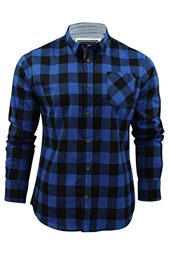 Mens Jack Checked Long Sleeve Check Cotton Lumberjack Casual Shirt