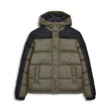 Mens Jacket Khaki/Black XL Mens Jacket Khaki/Black XL