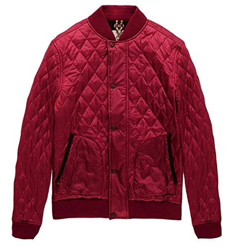MEN'S JACKET SKYE PEAK QUILTED JACKET PRIMALOFT (Red, M)