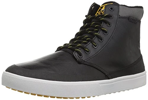 Men's Jameson HTW Skate Shoe, Black/Grey/Yellow, 6.5 UK