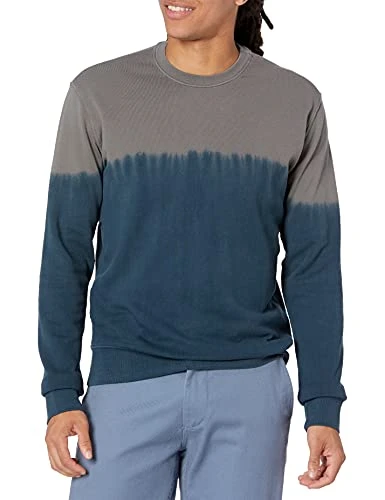 Men's Jared Tie Dye Organic Fleece Sweatshirt, Multi, Large