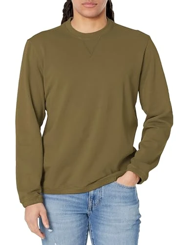 Men's Jaxton Long Sleeve Crew Neck Pullover Sweatshirt, Courtyard, M