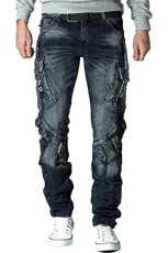 Men's Jeans CD440-bans Blue W34/L32 Men's Jeans CD440-bans Blue W34/L32