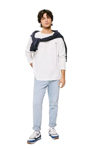 Men's Jeans eco-wash Jeans, Azul Medio,
