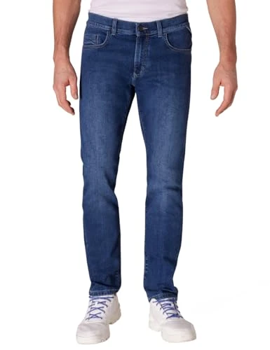 Men's Jeans ERIC | Men's Trousers | Straight Fit | Blue Denim/Washed Washed, Blue Used 6651 6822, 36