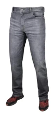 Mens Jeans - Smart Stretch, Slim Fit, Straight Leg Denim Pants - Stylish Jeans for Men, Classic Men's Jeans Grey 32W / 34L