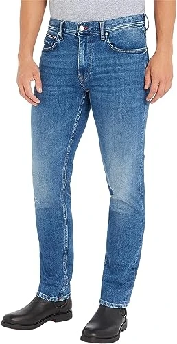 Men's Jeans Straight Stretch, Blue (Cleve Blue), 36W / 34L